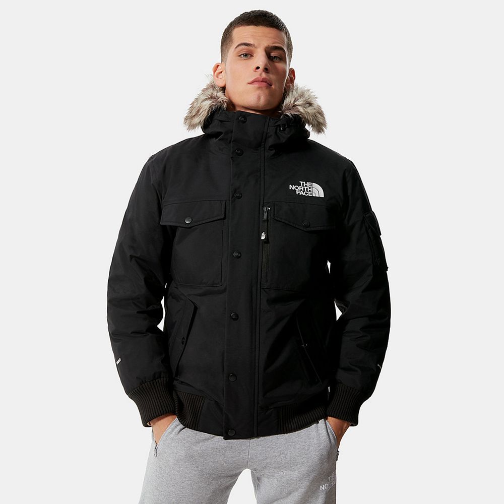 The North Face Winter Jacket Mens Australia - The North Face Gotham Black (WMT-720916)